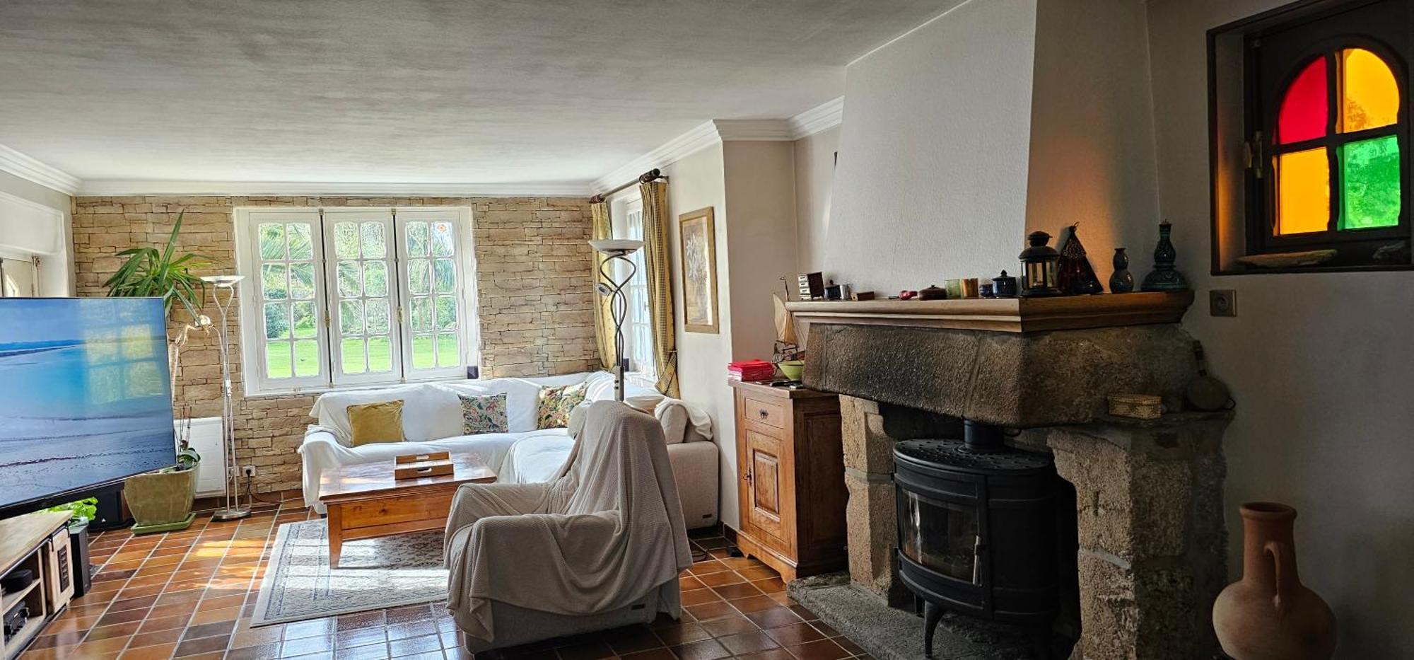 Chez Renee Et Raynal B&B Plounévez-Lochrist Exteriör bild
